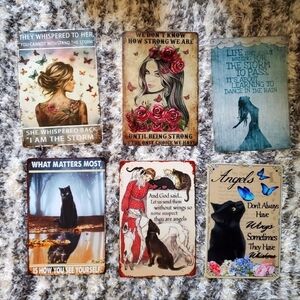 Inspirational Art Metal Plaques